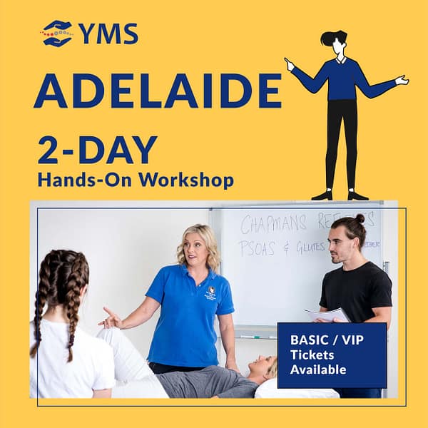 A banner showing Paula Nutting your musculoskeletal specialist 2 day face to face masterclass in Adelaide, Australia