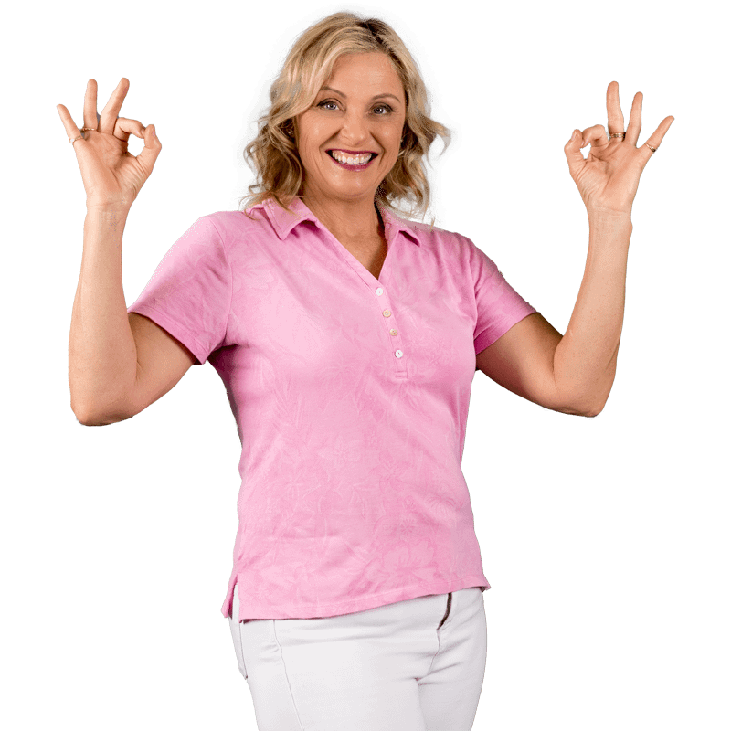 Paula Nutting, Your Musculoskeletal Specialist, smiling with okay hand sign