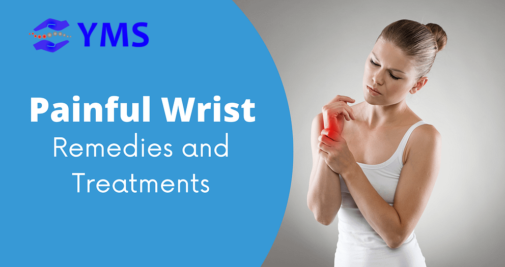 Painful wrist remedies and treatment banner