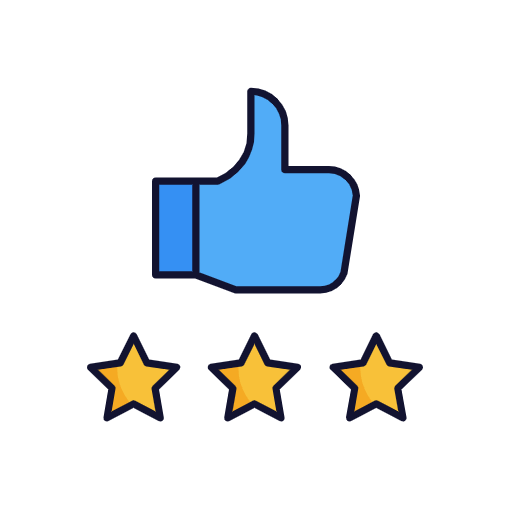 like and star ratings clipart