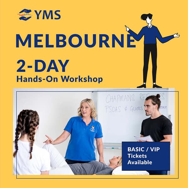 A banner showing Paula Nutting your musculoskeletal specialist 2 day face to face masterclass in Melbourne, Australia